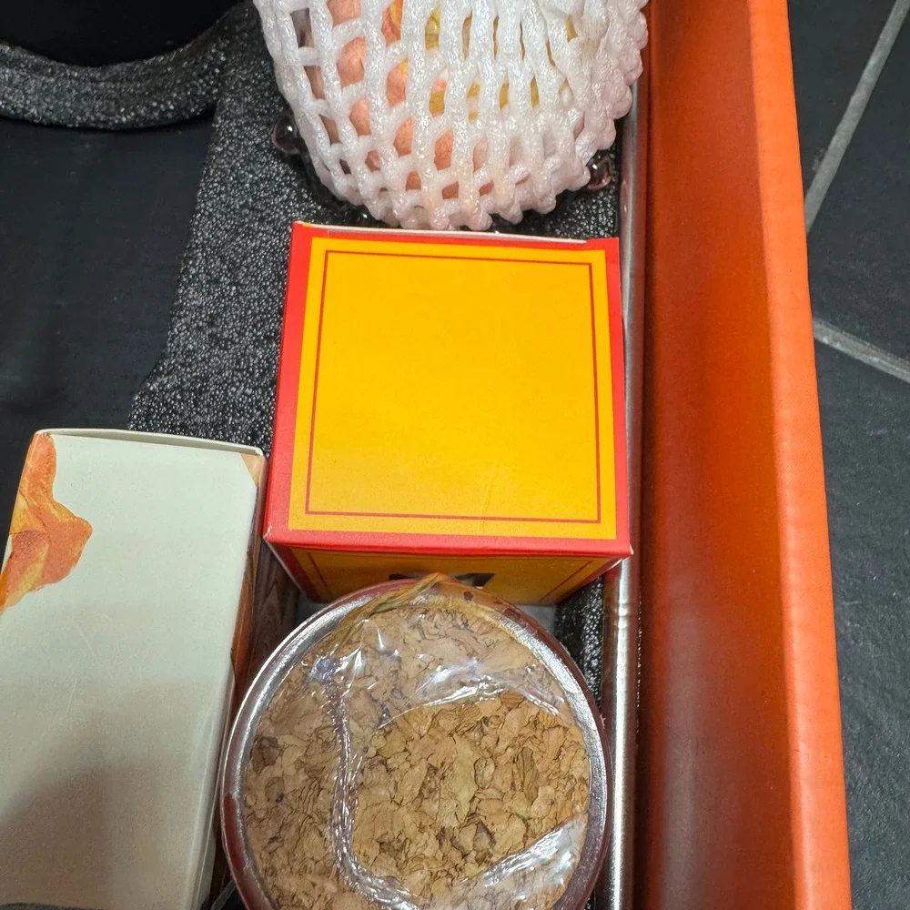 Just For You Gift Set Orange Tumbler Spa Kit Candle Soap Bath Salts Crown Holder